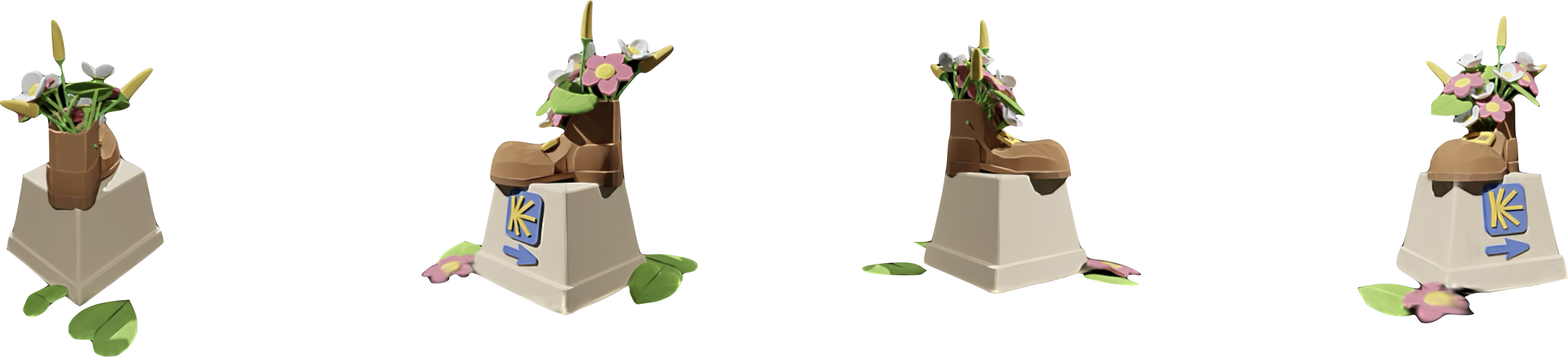 Sparse input views for object 1.